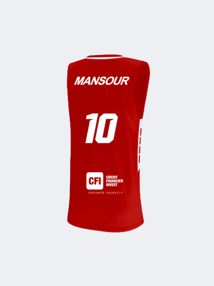 Lebanese National Team Ali Mansour Jersey Unisex Red