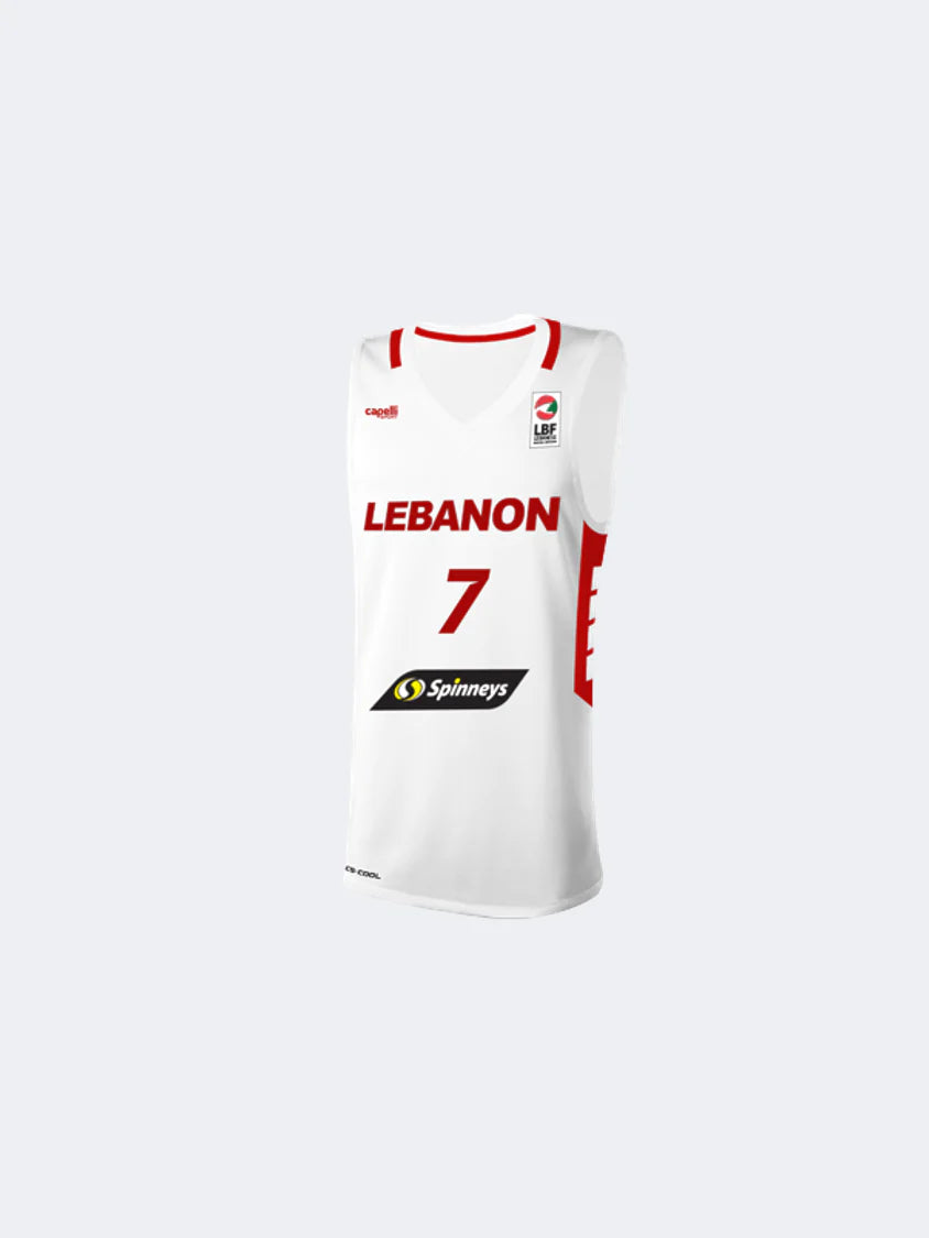 Lebanese National Team Karim Zeinoun Jersey Unisex white