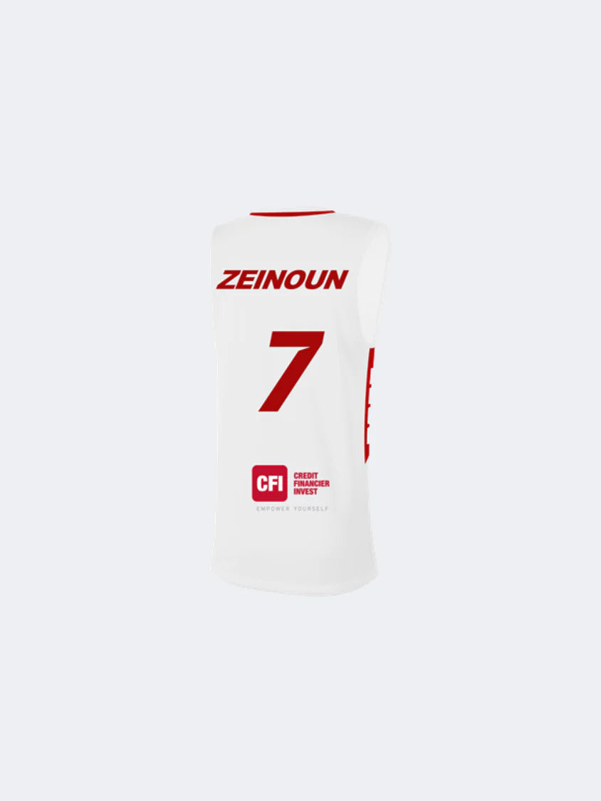 Lebanese National Team Karim Zeinoun Jersey Unisex white