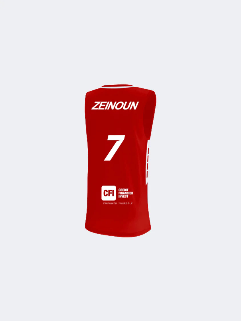 Lebanese National Team Karim Zeinoun Jersey Unisex Red