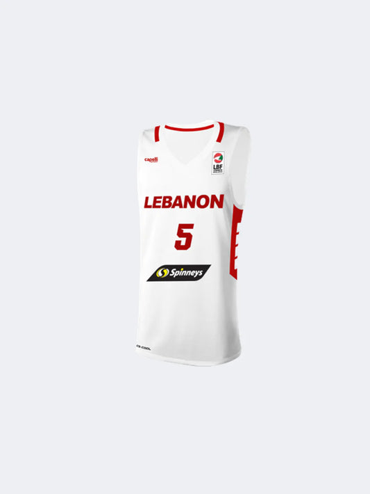 Lebanese National Team Amir Saoud Jersey Unisex white