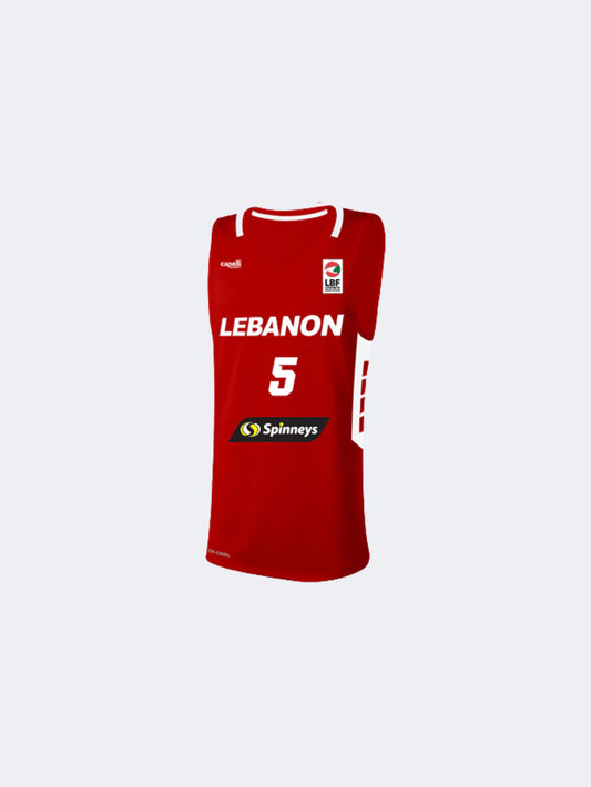 Lebanese National Team Amir Saoud Jersey Unisex Red